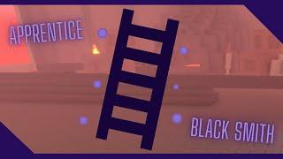 How to get the Apprentice Blacksmith badge and the Obsidian Ladder in Steep Steps