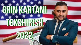 GRIN KARTA NATIJALARINI TEKSHIRISH 2022 yil uchun GREEN CARD DV2022