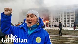 Kazakhstan protesters storm government buildings and Almaty airport