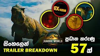 මෙතෙක් සිටි භයානකම ඩයිනෝසරයා? | Jurassic World Rebirth Trailer Breakdown Sinhala Review