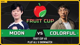 WC3 - [NE] Moon vs Colorful [NE] - Pa5 Showmatch - Fruit Cup #40