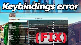 [FIX] GTA V You currently have inputs that are unbound or conflict error