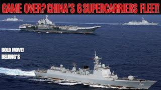 China’s 6 Supercarriers Fleet Just Shocked the World!