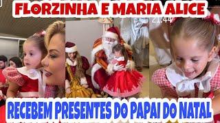 ️VIRGÍNIA FONSECA FLORZINHA E MARIA ALICE GANHAM PRESENTES DO PAPAI NOEL️