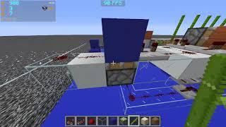 [Minecraft] Optimized version of EagleEye621's Shaky-Sand Machine, requires way less component