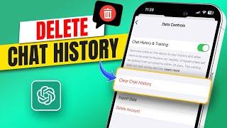 How to Delete ChatGPT Chat History from iPhone | Delete ChatGPT Conversations