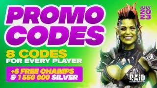  8 NEW Raid Shadow Legends Promo Codes for Everyone 100% Valid in July  [UPDATED]