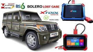 BOLERO BS6 LOST KEY REMOTE KEY PROGRAM SUCCESS XTOOL