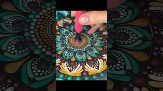  Learn Dot Mandala painting. Watch Now! #dotmandala #acrylicpainting #dotting #dotart #mandala