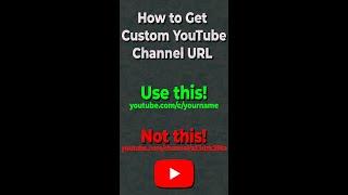 How To Get a YouTube Channel Custom URL in 2022