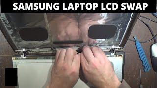 Samsung NP305V5A-A0CUS laptop screen removal (replacement procedure)