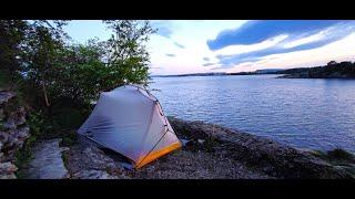 In the beautiful nature of Norway Oslo with a city walk, Naturehike Cloud Trace Tent