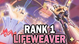 THE RANK 1 LIFEWEAVER IS UNBEATABLE - Overwatch 2