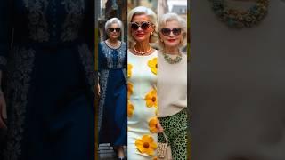 Elegance in Motion | Mature Street Fashion  #shorts #fashion #design #style #beauty #aifashion #ai