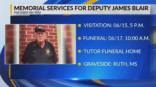 Memorial services for Deputy James Blair