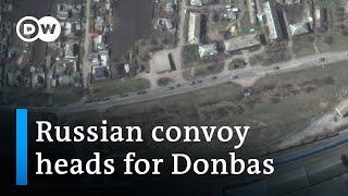 Russian forces destroy Dnipro airport as large military convoy moves toward east Ukraine | DW News