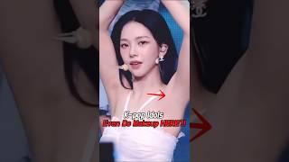 kpop Idols Even Do Makeup HERE?! #kpop #kpopidol #karina #aespa #gidle  #ive #lesserafim #shorts