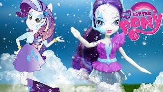 My little pony обзор игрушка Рэрити серия Rainbow Rocks Rarity style