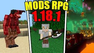 Top 20 MODS RPG y AVENTURA para Minecraft 1.18.1Armas, Armaduras, Mobs, bosses, mochilas️Forge