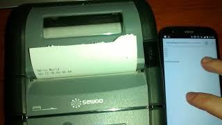 Printer Bluetooth Print WebPage