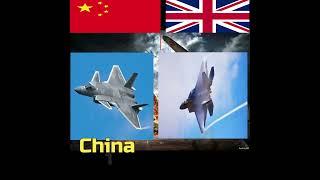 China vs UK Air Force Power #uk #british #london #army #china #shorts #trending #europe #world #top