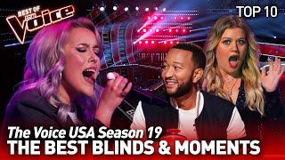 The Voice USA: The best Blind Auditions & Moments of season 19 | Top 10