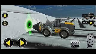 Snow Offroad Excavator 3D game play video. Mobile game/ DKHD GamePlaysTV.