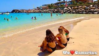 Gran Canaria Playa de Amadores Beach Life Juli 2021 | We️Canarias