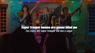 super trouper - abba (lyrics + sub. español) // mamma mia!