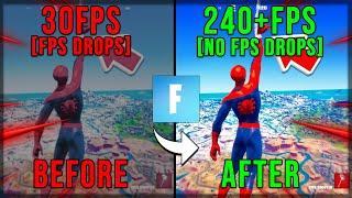 Fix FPS Drops & BOOST FPS in Fortnite - Chapter 3 Season 1!