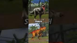 Indominus Rex (Indy) VS Tyrannosaurus rex (Rexy) Jurassic World the Game | #jurassicworld #vs #edit