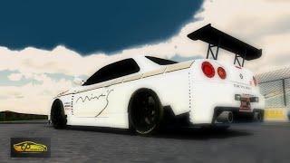 Livery CP LEGENDS NISSAN SKYLINE R34 (Tutorial Design)