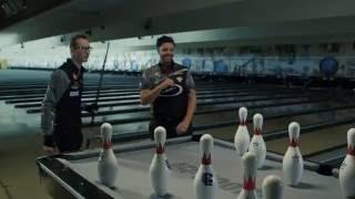 POOLBOWL - Pool VS Bowling INSANE Trick Shots !!!!