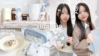 VLOGMAS with jorgina kei ️️ : school christmas party, gifts for friends🪄maono PM450 + flower knows