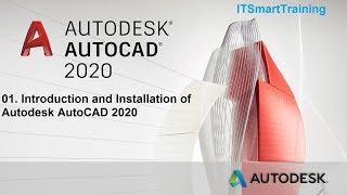 01. AutoCAD 2020 Introduction and installation Step By Step