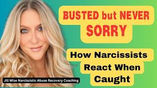 How Narcissists React When Caught #narcissist #npd #npdabuse #jillwise #theenlightenedtarget