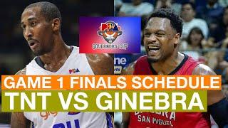 TNT VS GINEBRA GAME 1 FINALS SCHEDULE | PBA GOVERNORS’ CUP 2024-2025 | PBA SEASON 49