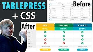 Make a WordPress Pricing Table with TablePress