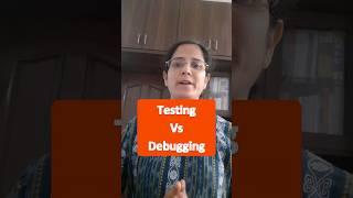 Difference between Testing and Debugging #softwaretesting #automationtesting #testing