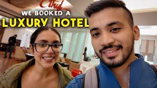 We booked a luxury hotel for the first time