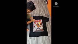 Cotton T-shirt printing with DTF