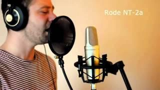 Mic shootout   Neumann u87ai vs Rode NT 2a vs Rode NT 1a