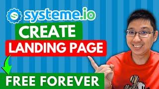 How to Create a FREE Landing Page in MINUTES [Systeme.io Tutorial 2024]