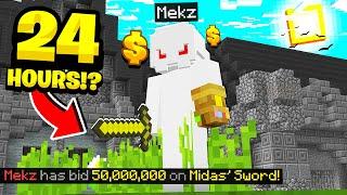 How I Got A 50 Million Midas In 24 Hours! (Hypixel Skyblock - Challenge)