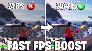 How To Fix STUTTERS, FPS Drops & Boost FPS In Fortnite Chapter 4 Season 1! (2022)