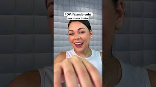 POV: fazendo unha no manicômio #asmr #asmrbrasil #humor #comedia