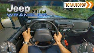 Jeep Wrangler TJ 2.5i (87kW) |51| 4K TEST DRIVE – ACCELERATION, COUNTRYSIDE & OFF-ROADTopAutoPOV