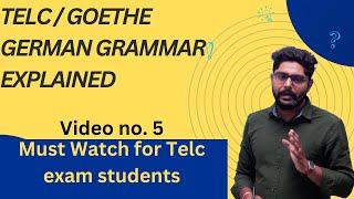 Goethe / telc B1 / B2 German Grammar | Sprachbausteine