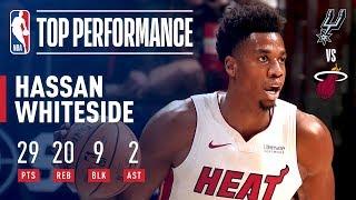 Hassan Whiteside With A Monster Performance! 29 Pts 20 Rebs 9 Blks! | November 7, 2018