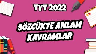 Sözcükte Anlam -1 Kavramlar | TYT Türkçe 2022 #hedefekoş